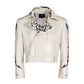【25s Oct.】Cool Motorcycle Sequined Cropped Leather Jacket