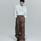 【25s Nov.】Pleated High-waisted Versatile Straight Leg Pants