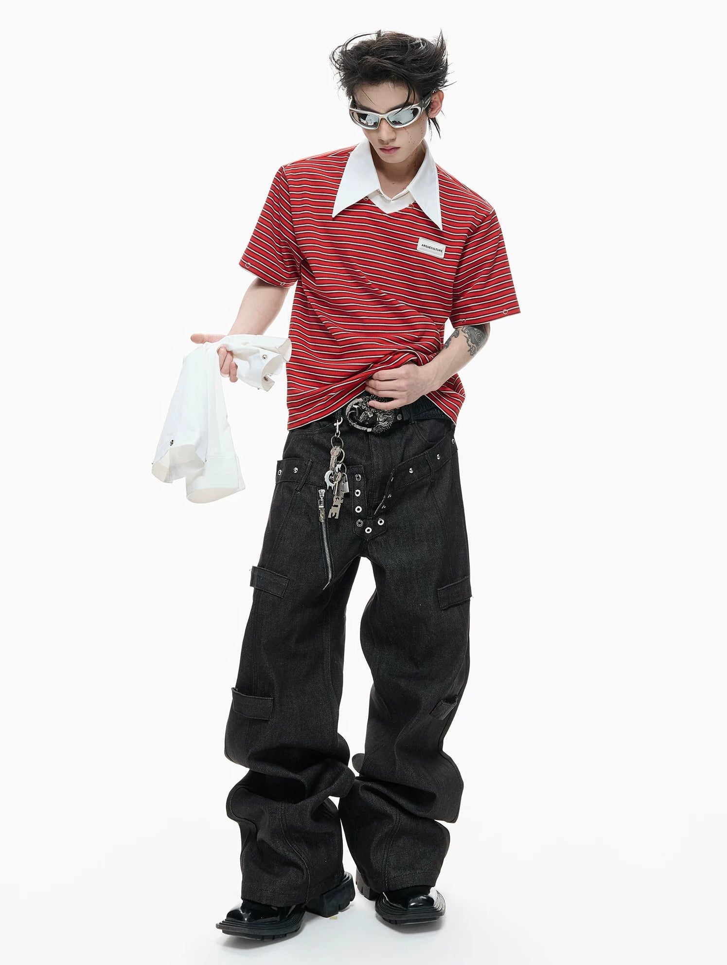 【26s Apr.】Raw Selvedge Double Waist Straight Denim Pants