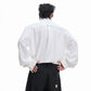 【25s Aug.】Scarf Neckline Ice Silk Shirt