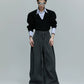 【25s Nov.】Vertical Striped Draped Trousers