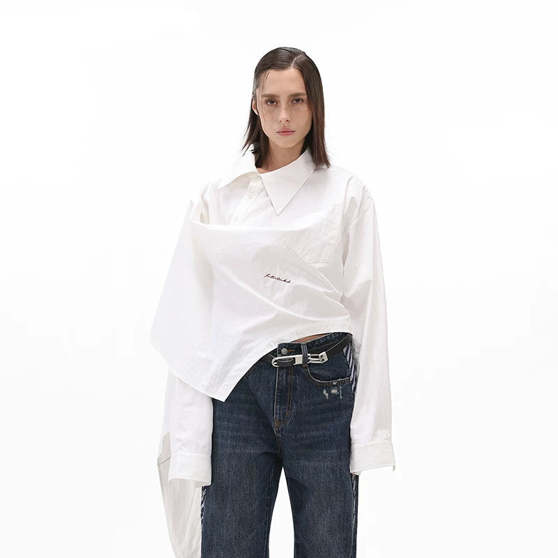 【26s Apr.】Deconstructed Convertible Panel Button-Up Shirt
