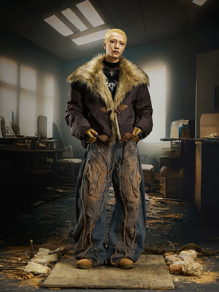 【25s Dec.】Large Lapel Short Thick Coat