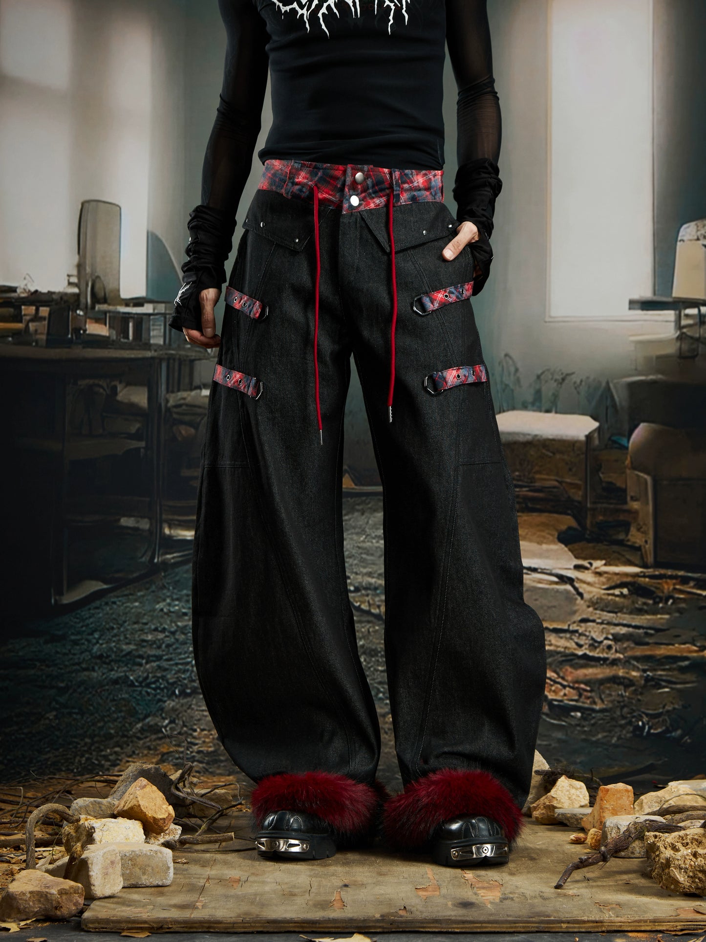 【25s Nov.】Removable Frayed Hem Jeans