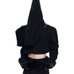 【25s Aug.】Deconstructed Asymmetrical Zip-Up Hoodie