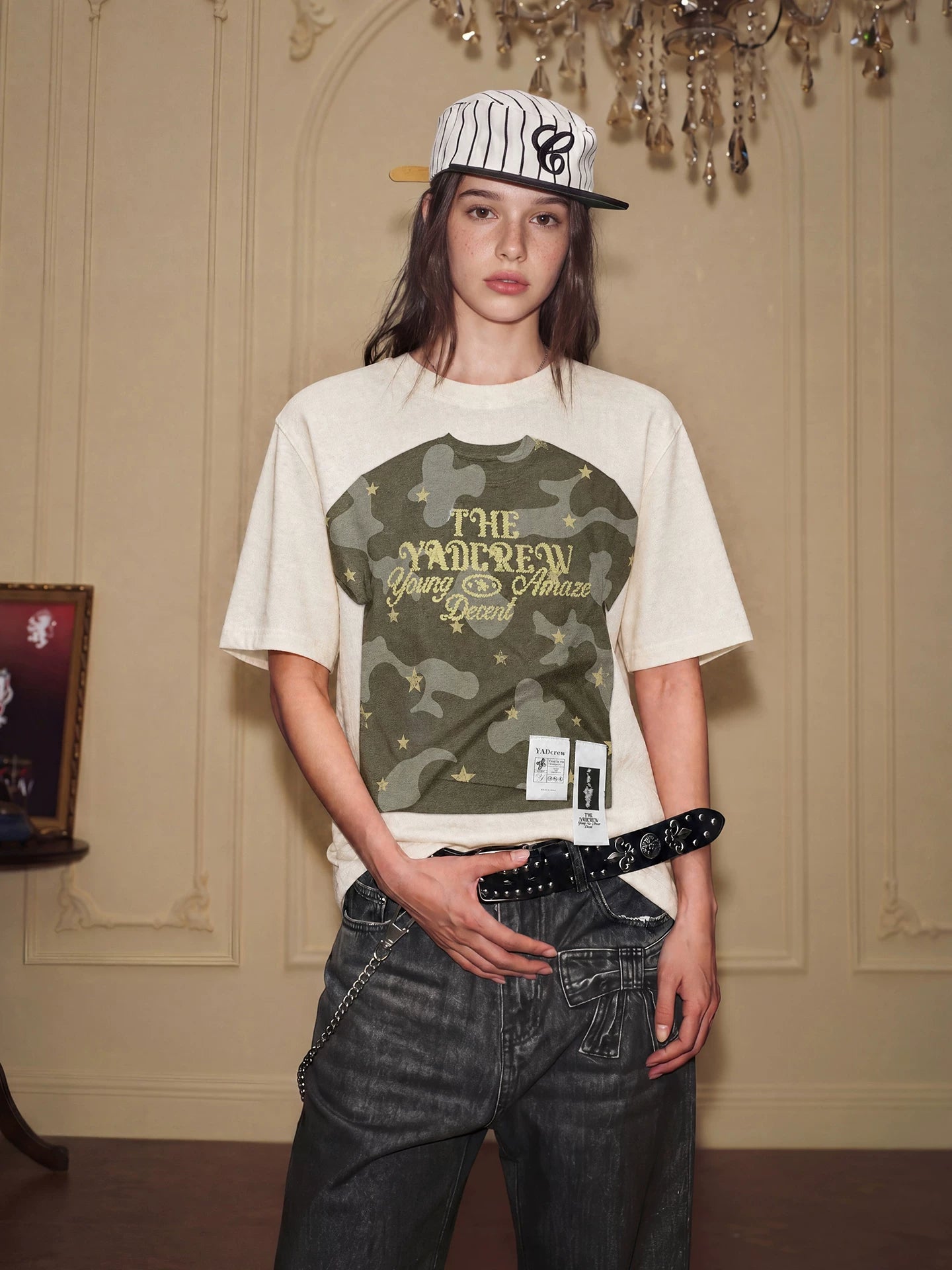 Camo Layered Graphic Tee