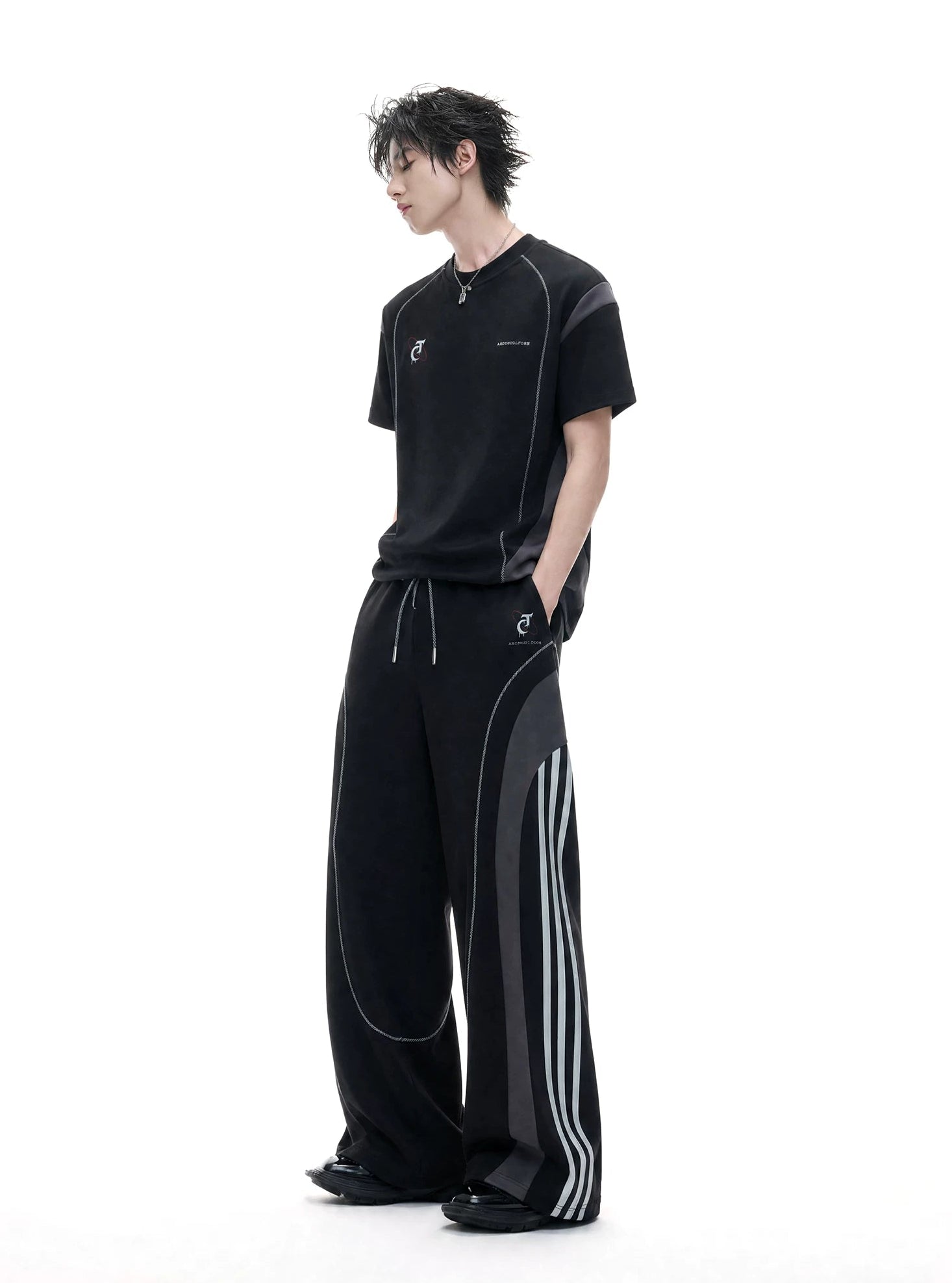 Contrast Cooling Sport Top / Pants