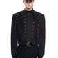 【25s Aug.】Metal Buckle Drawstring Stand Collar Short Jacket