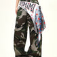 【25s Aug.】Detachable Panel Camo Wide-Leg Trousers
