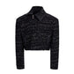 【25s Sep.】Chanel-style Oblique Zipper Short Jacket