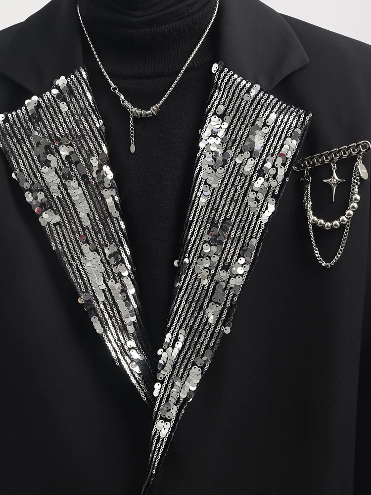 【26s Mar.】Sequin Tweed Chain Blazer
