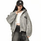 【25s Jul.】Mottled Distressed Striped Cotton Coat