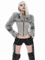 【26s Feb.】Cyber Fur Zip Jacket