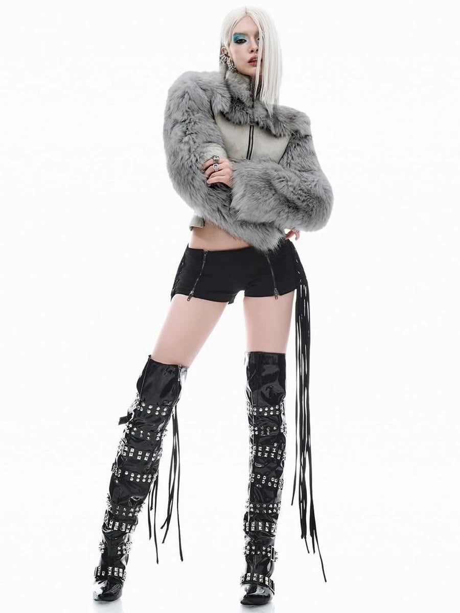 【26s Feb.】Cyber Fur Zip Jacket