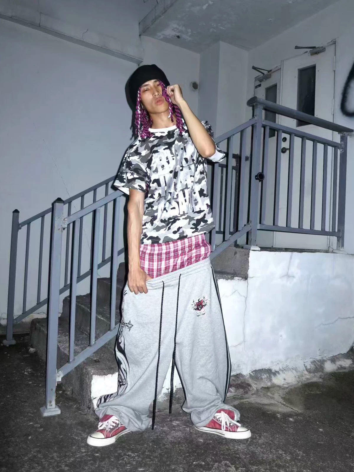 Silver Foil Graphic Street Tee