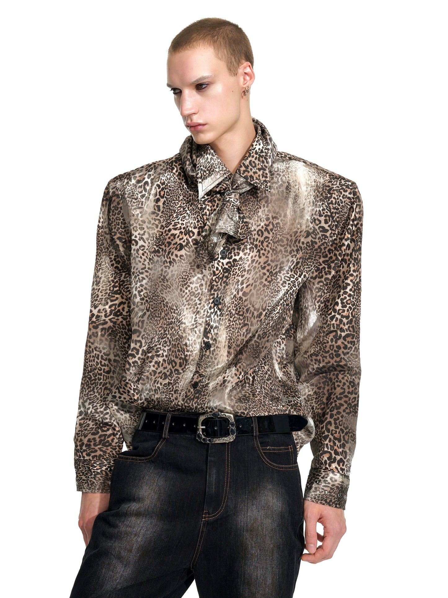 【25s Sep.】Leopard Print Soft Shirt