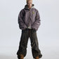 【25s Aug.】Distressed Washed Loose Bomber Jacket