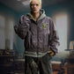 【25s Aug.】Distressed Washed Loose Bomber Jacket