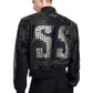 【25s Sep.】Handmade Embroidered Moto PU Leather Jacket