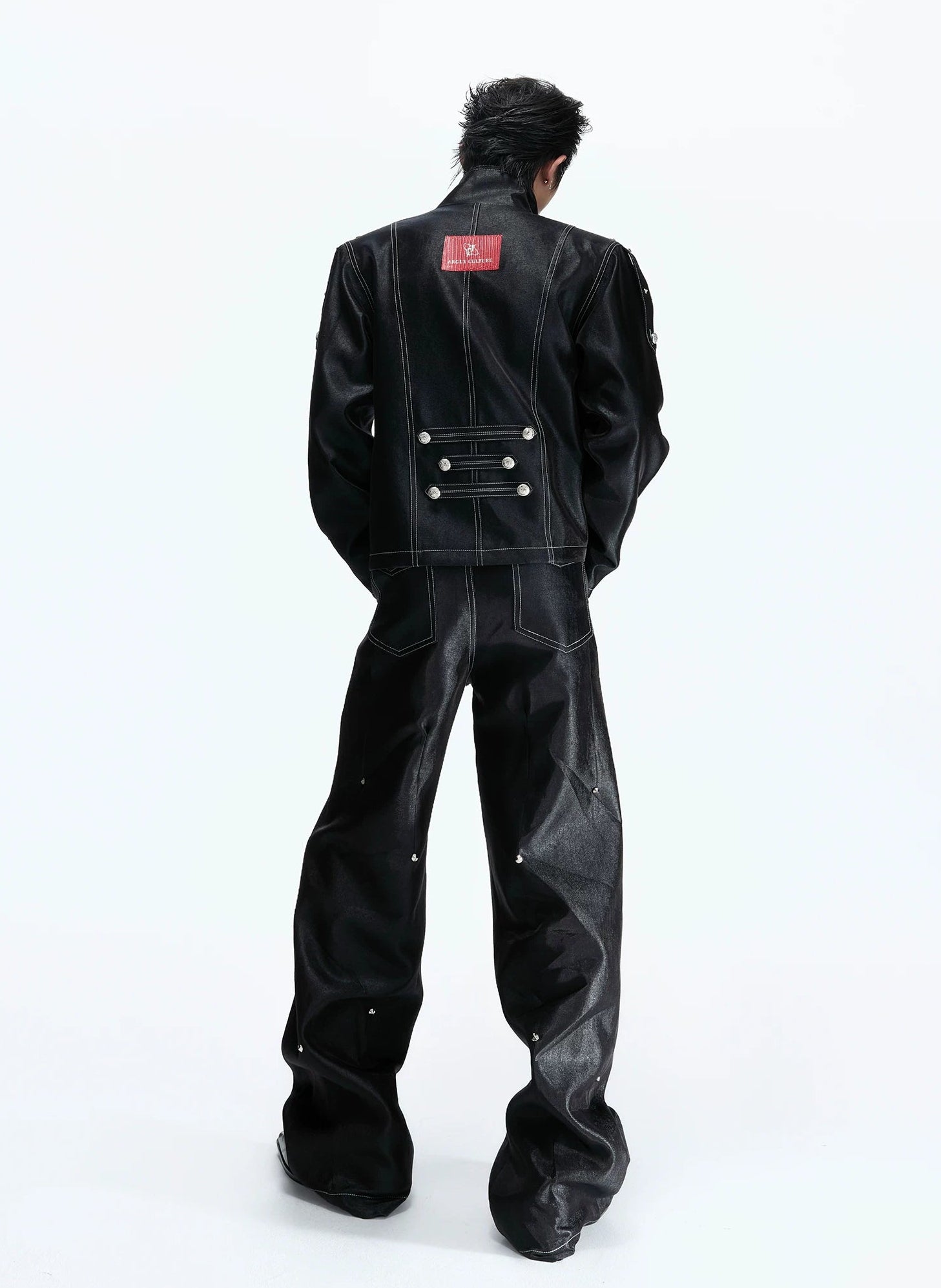 Napoleon Lustrous Cropped Jacket + Pants