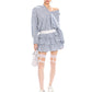 【25s Apr.】Vintage Plaid Loose-Fit Two-Piece Skirt Set