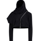 【25s Aug.】Deconstructed Asymmetrical Zip-Up Hoodie