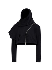 【25s Aug.】Deconstructed Asymmetrical Zip-Up Hoodie