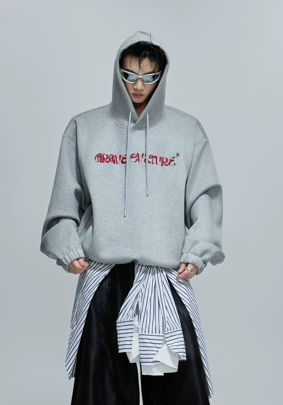 Beaded Embroidered Hoodie