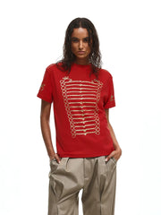【26s May】Napoleonic Court Printed Slim Tee