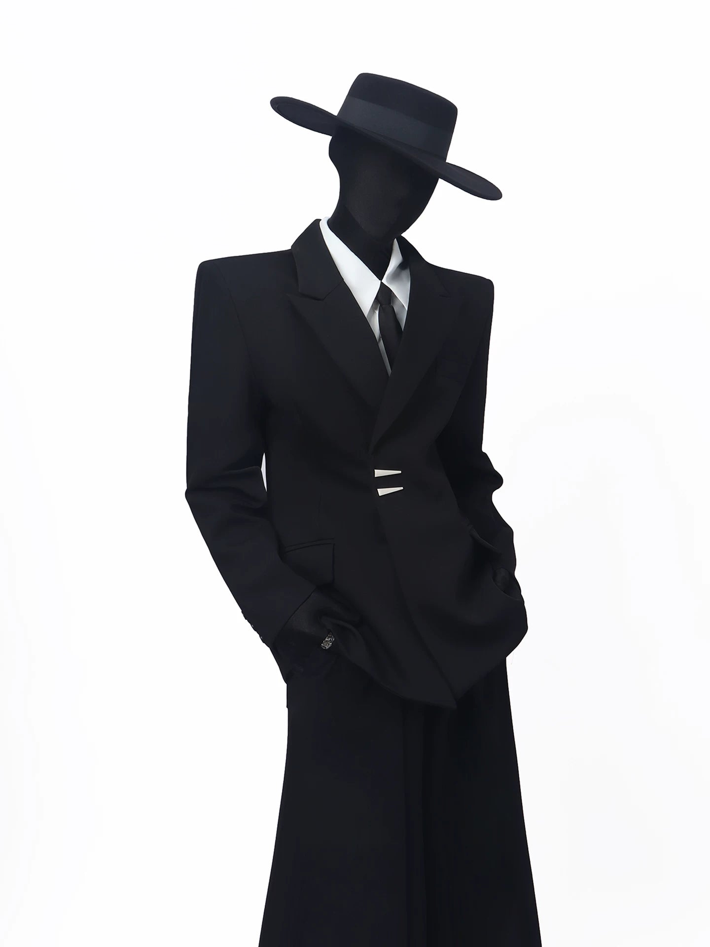 【26s May.】Burgundy Structured Shoulder Suit Set