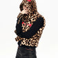 【25s Dec.】Leopard Print Fur Hooded Vest