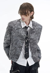 【26s Jan.】Luxury Sequin Tweed Cropped Jacket