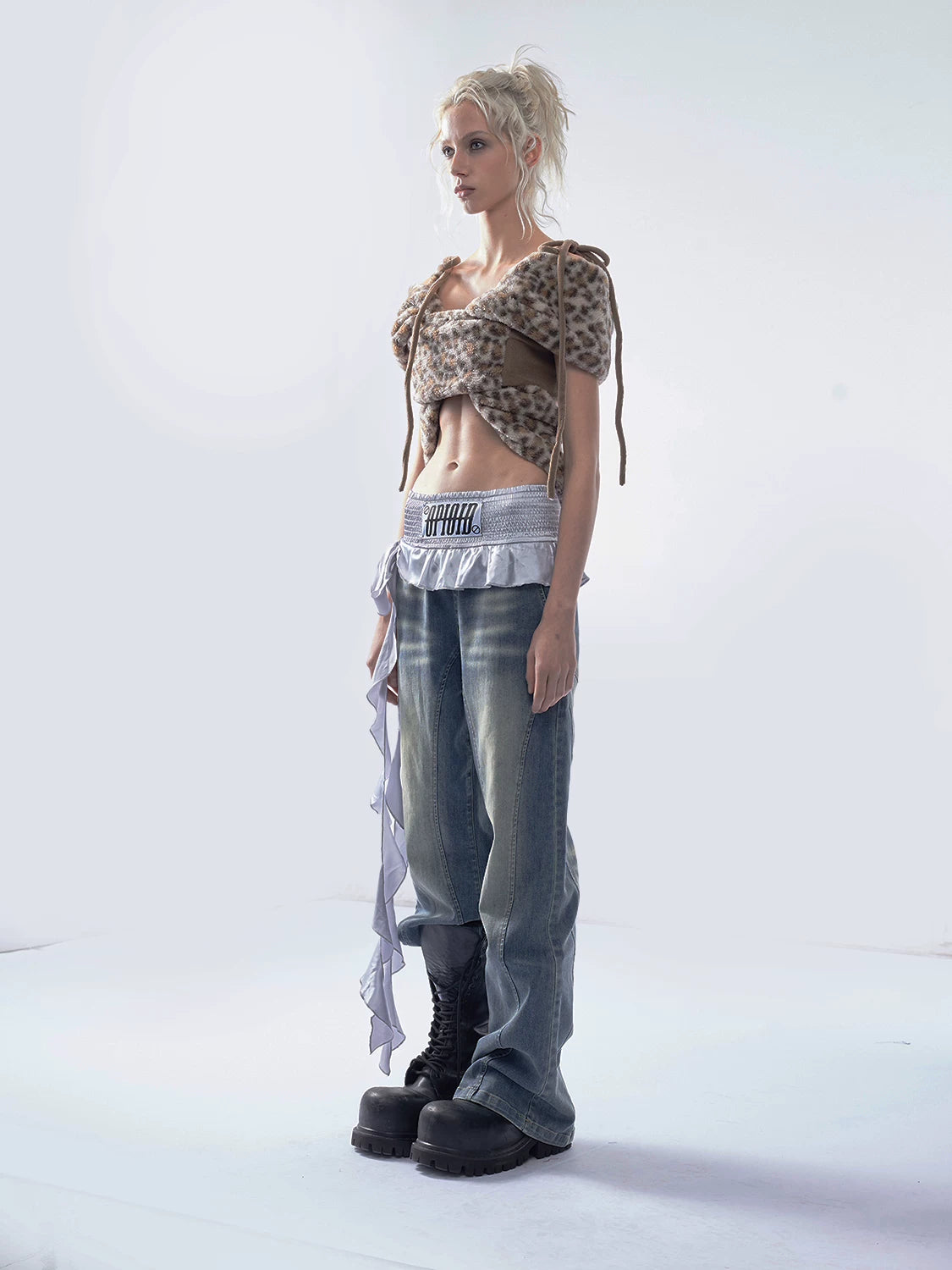 【26s Mar.】Boxing Patchwork Wide Denim