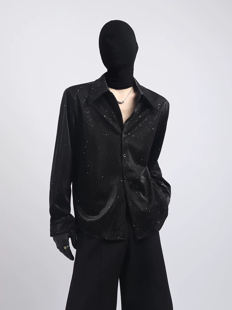 【26s May.】Sequin Detail Relaxed Shirt Jacket