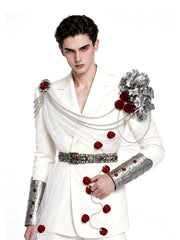 Winter Rose Sculpted Blazer