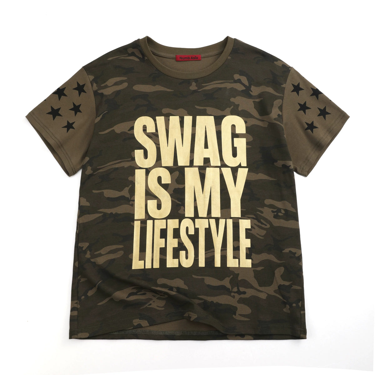 Gold Foil Camo Star Tee