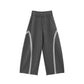 【25s Aug.】Cleanfit Color-Block Tee & Striped Oversized Track Pants Set