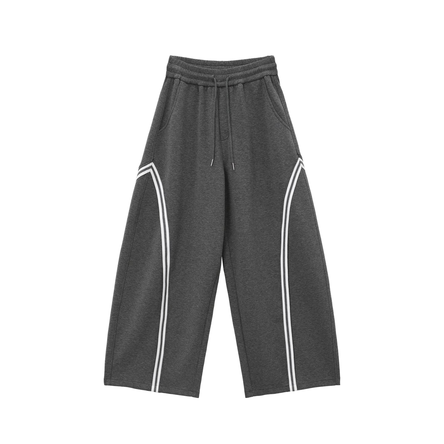 【25s Aug.】Cleanfit Color-Block Tee & Striped Oversized Track Pants Set