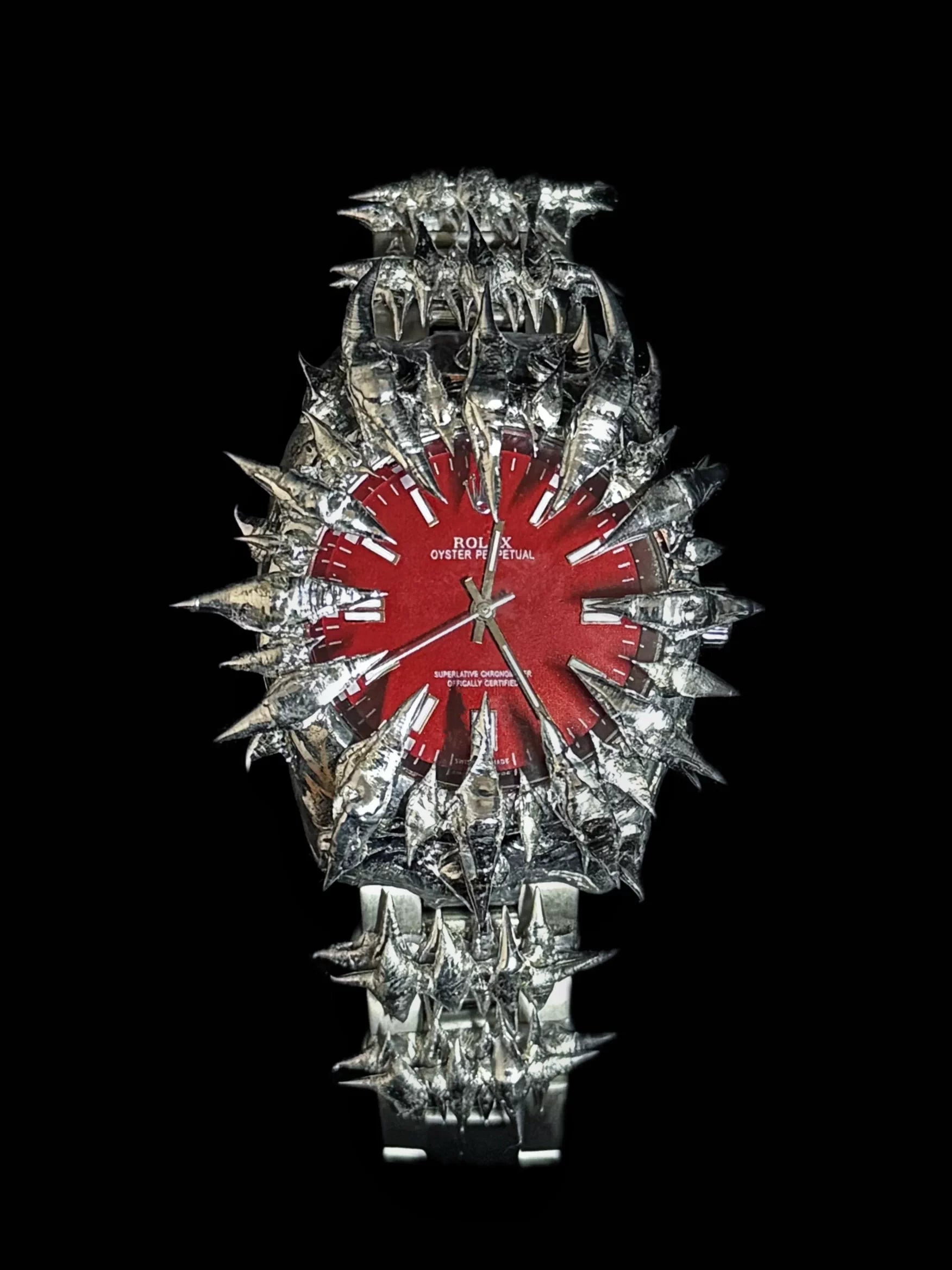 Handcrafted Vampire Dragon Scale Watch