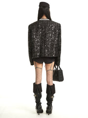 【25s Sep.】Old Money Style Luxury Chanel Style Shiny Jacket