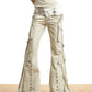 【25s Oct.】Vintage Rivet Line Pocket Jeans