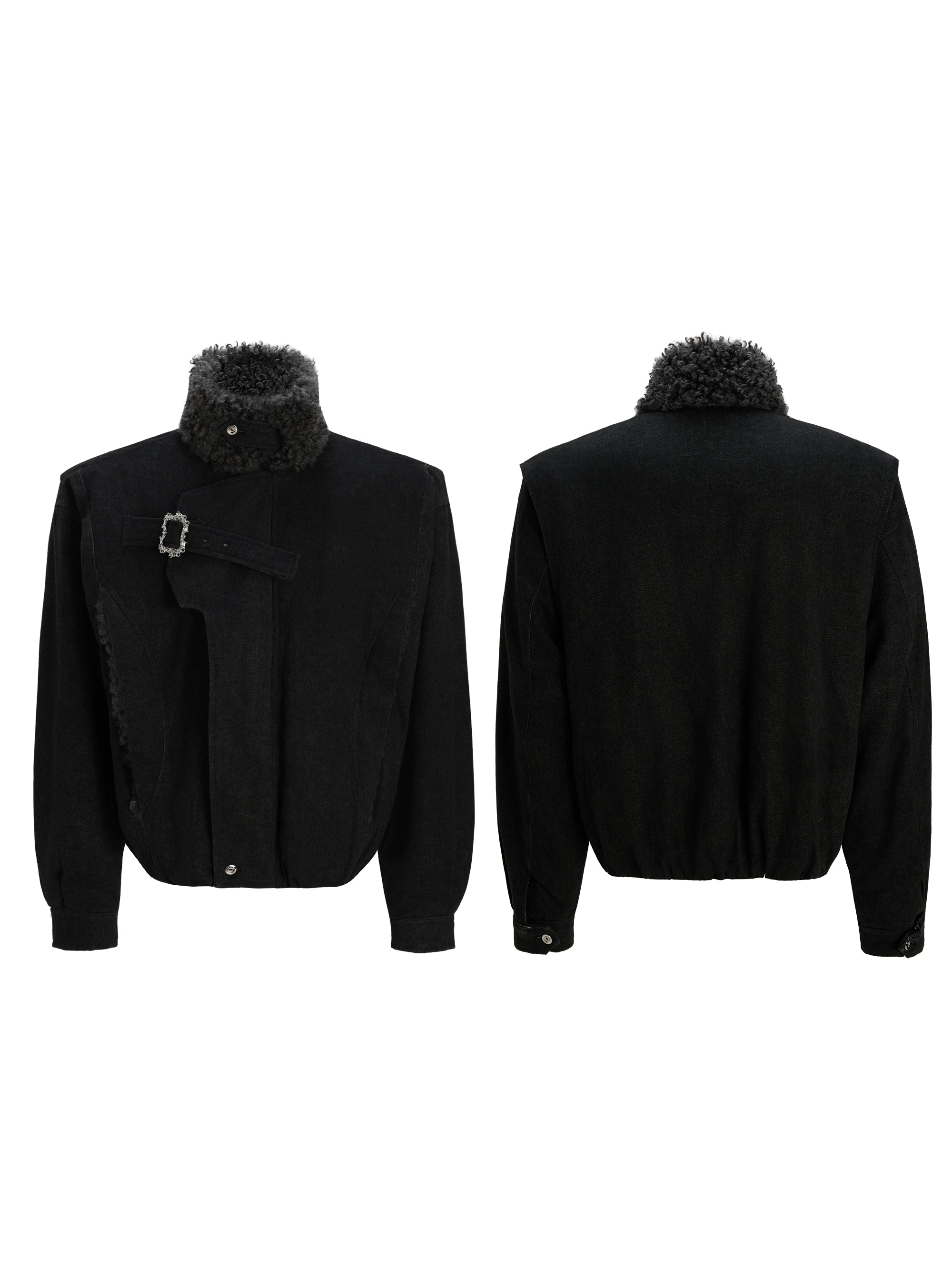 【25s Dec.】Stand-up Fur Trim Collar Parka