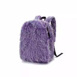 Plush Tassel Versatile Colorful Backpack