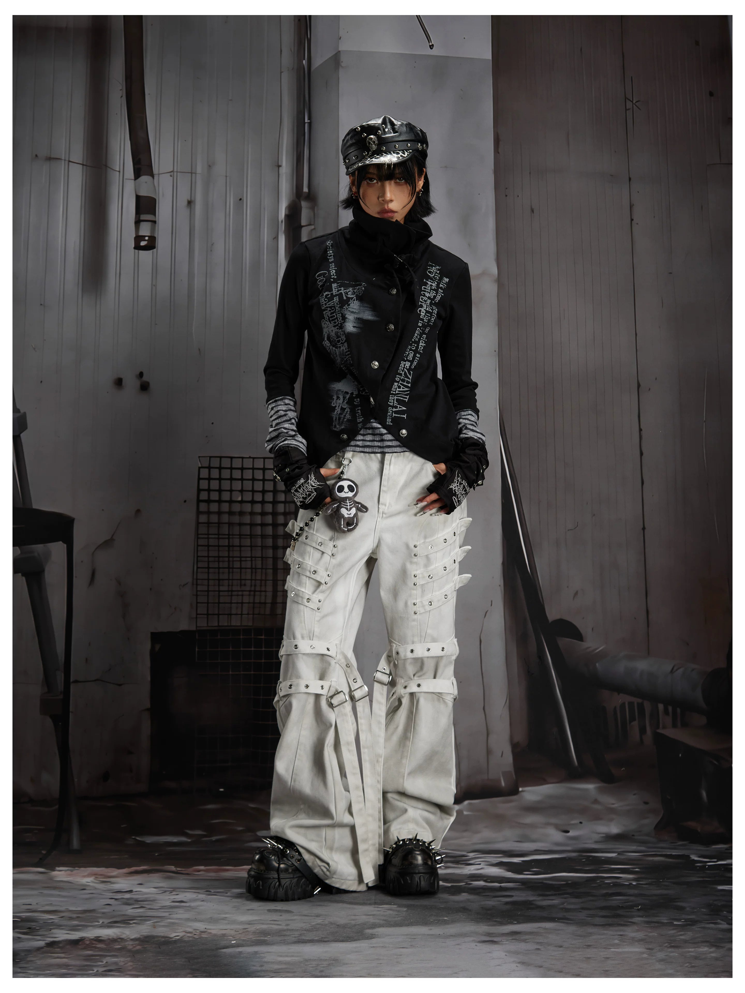 Y2K Contrast Layered Long Sleeve Tee