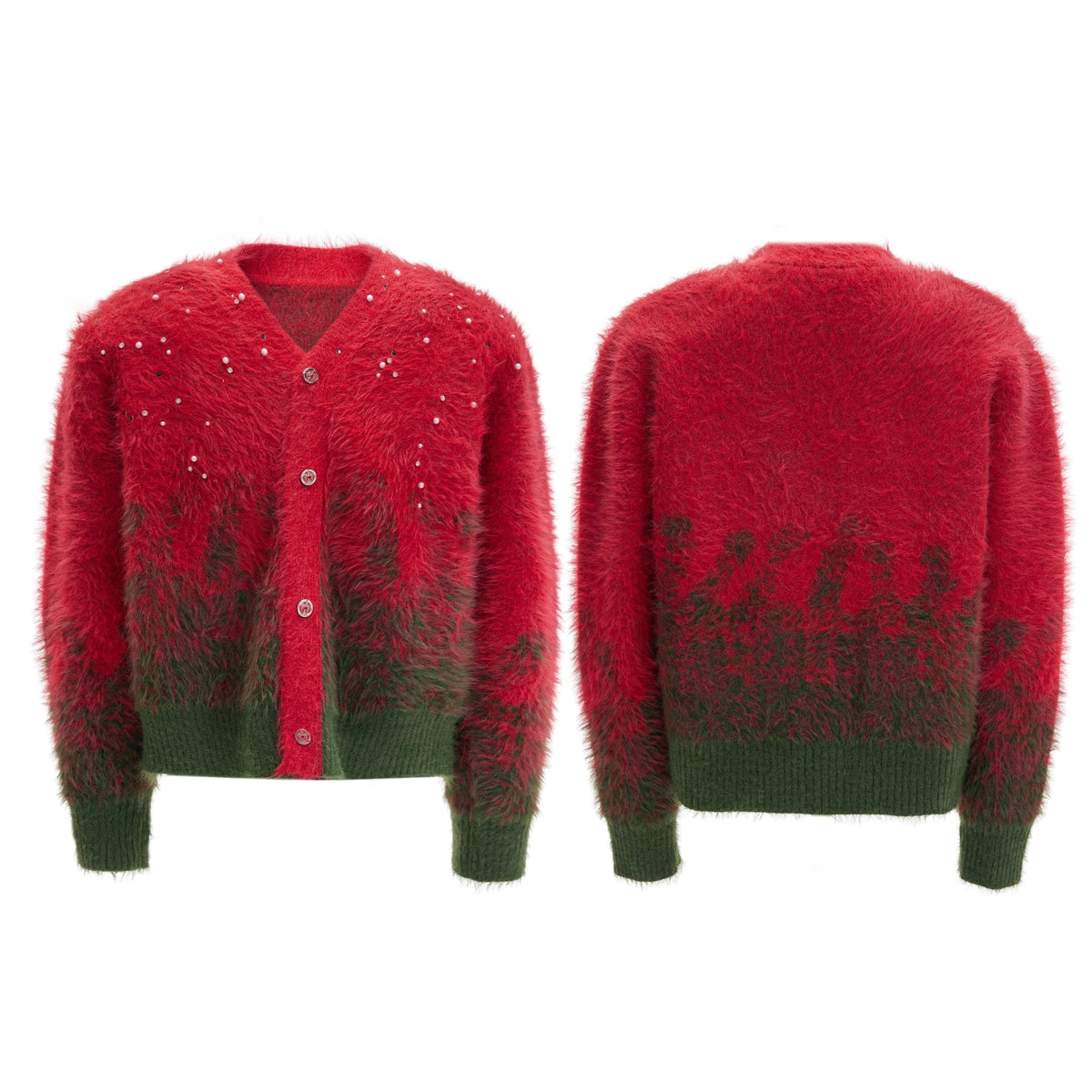 【25s Dec.】Christmas Gradient Rhinestone Knit Sweater