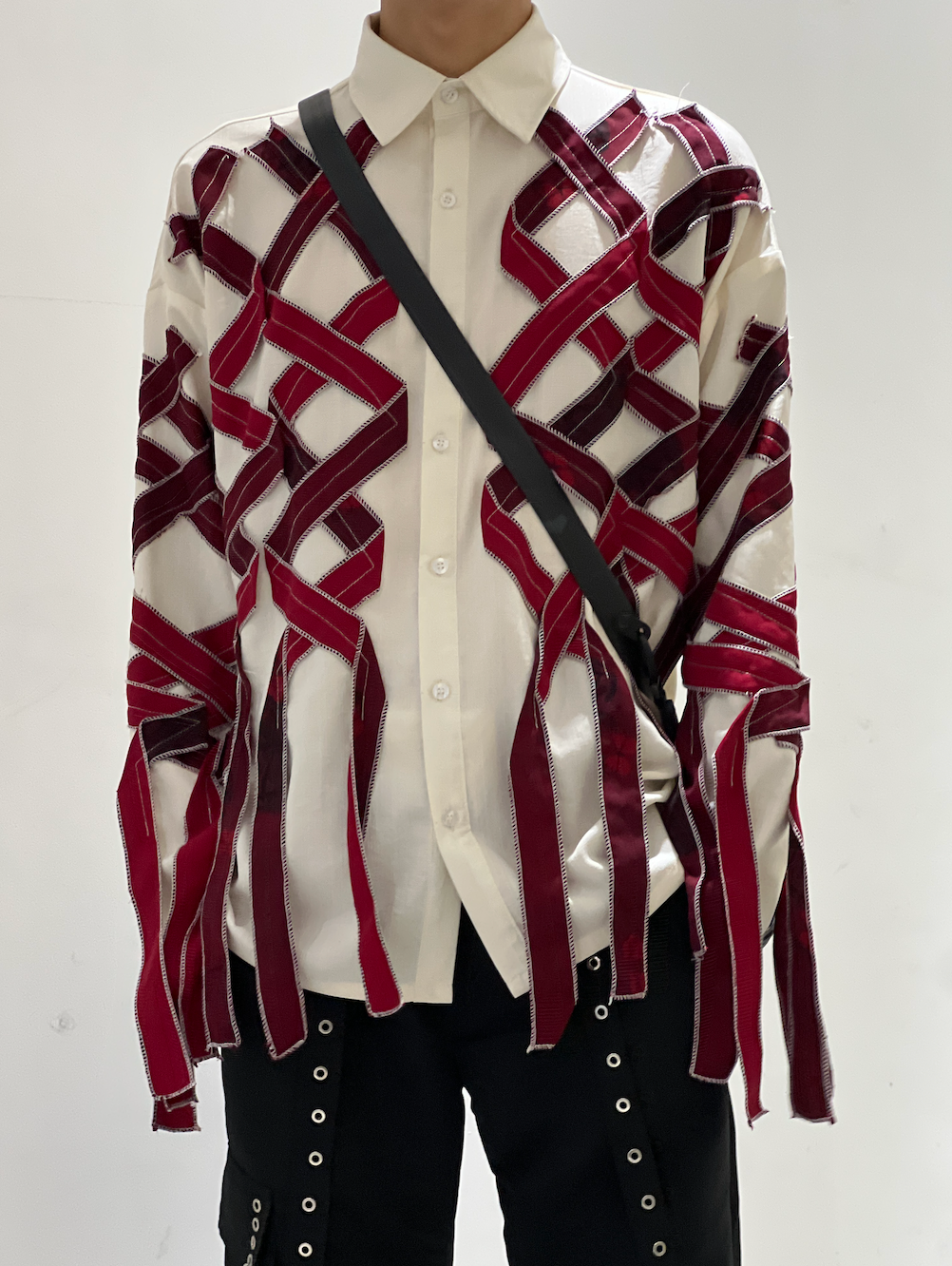 Vintage Fringe Patchwork Shirt