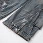 【25s Jul.】Vintage Stitching Heavy Washed Jeans