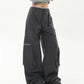 【25s Jul.】Vintage Deconstructed Multi-Pocket Wide-Leg Pants