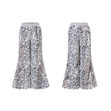 【25s Oct.】Short Furry Leopard Print Faux Fur Coat/Pants