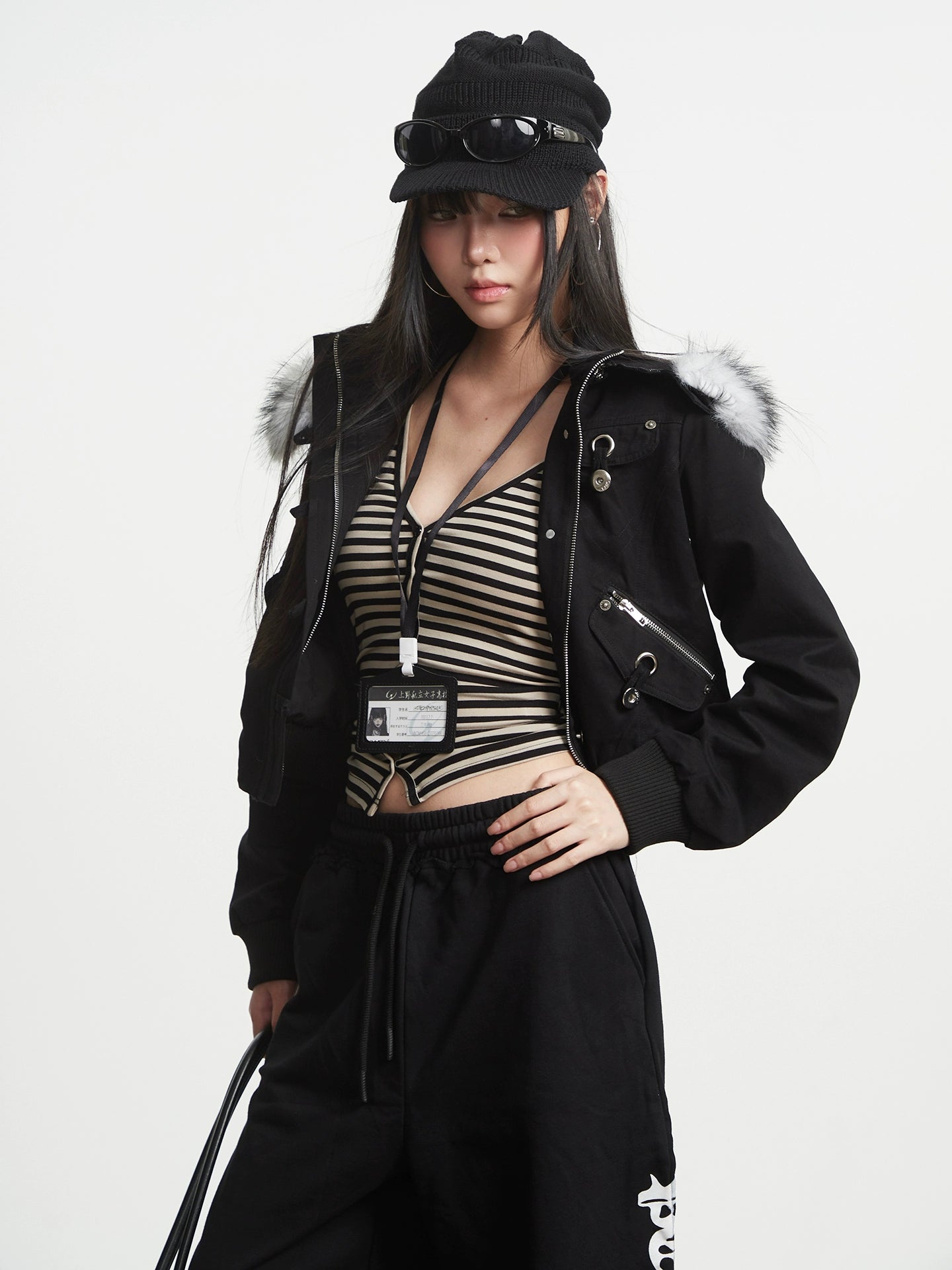 【25s Oct.】Vintage Hooded Fur Collar Jacket